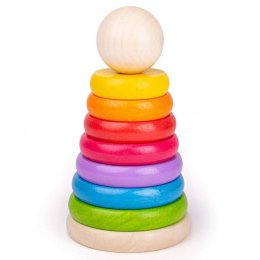 Bigjigs Toys First Rainbow Stacker