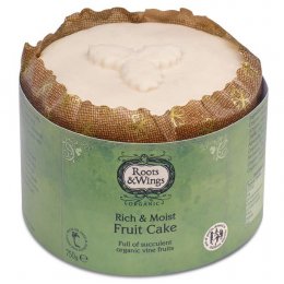 Roots & Wings Organic Family Rich & Moist Fruit Cake - 750g