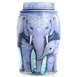 Williamson Tea Ice Crystal Elephant Gift Caddy - Earl Grey - 40 Bags
