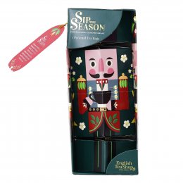 English Tea Shop Sip the Season Organic Green Nutcracker Tea Gift Box - 3 Pyramid Bags