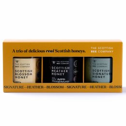The Scottish Bee Company Trio of Honey Gift Set