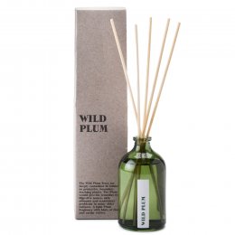 Green Botanical Reed Diffuser - Wild Plum - 100ml