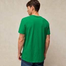 White Stuff Abersoch Graphic Tee - Green Print