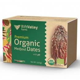 Rift Valley Farms Palestinian Premium Organic Medjoul Dates - 450g