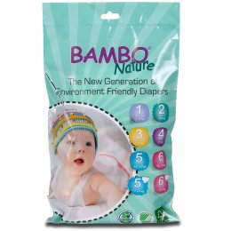 Bambo Nature Disposable Nappy Travel Pack - Mini - Size 2