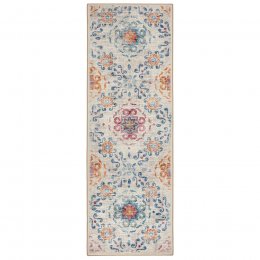 Hug Rug Eco-Washable Modern Damask Runner Rug - 75 x 220cm