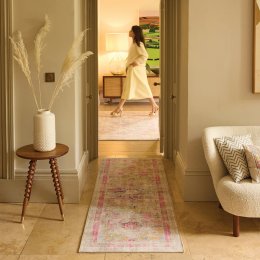 Hug Rug Eco-Washable Neo Classical Runner Rug - 75 x 220cm