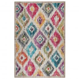 Hug Rug Eco-Washable Painted Ikat Rug - 120 x 185cm