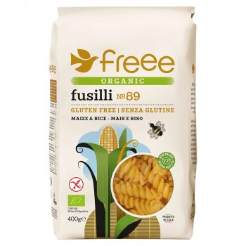 Doves Farm Gluten Free Organic Maize & Rice Fusilli Pasta - 400g