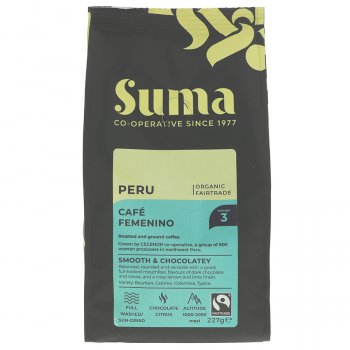Suma Fairtrade Organic Peru Ground Coffee - 227g