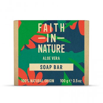 Faith in Nature Soap Bar - Aloe Vera - 100g