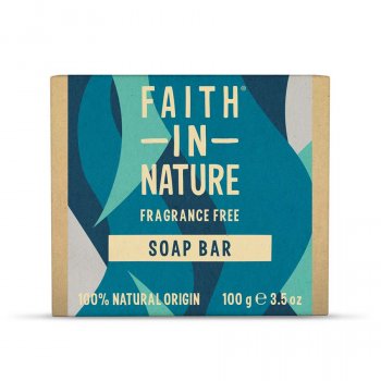 Faith in Nature Soap Bar - Fragrance Free - 100g