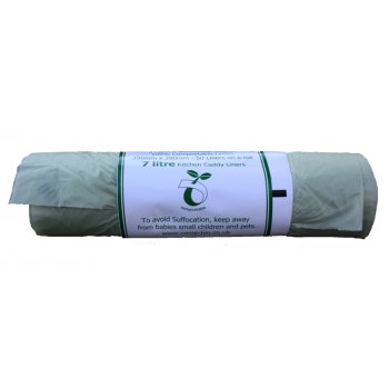 Compostable Bin Liners - 7 Litre - Roll of 52