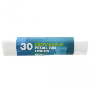 d2w Degradable Pedal Bin Liners - 20L - Roll of 30