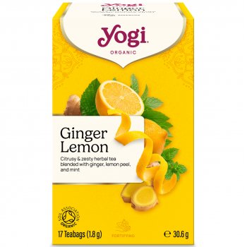 Yogi Organic Ginger Lemon Tea - 17 Bags