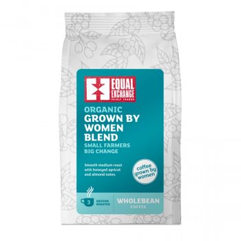 Equal Exchange Grown By Women Organic Whole Coffee Beans - 200g