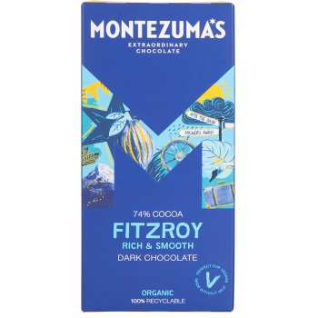 Montezuma's Fitzroy Organic 74% Dark Chocolate - 90g