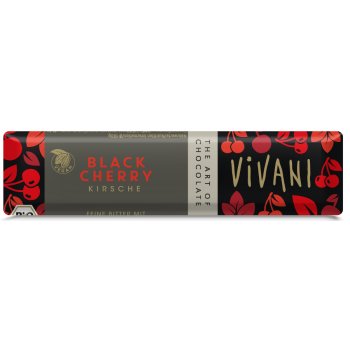 Vivani Organic Black Cherry Chocolate - 35g