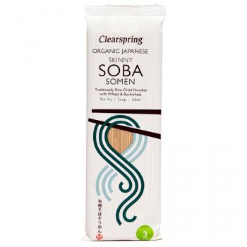Clearspring Skinny Soba Somen Noodles - 200g