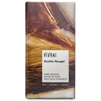 Vivani Organic Dark Chocolate & Nougat - 80g