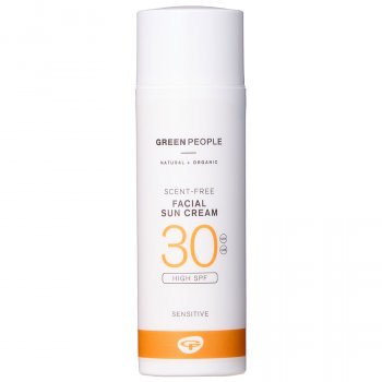 Green People Scent Free Facial Sun Cream - SPF 30 - 50ml