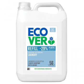 Ecover Everyday Non-Bio Laundry Liquid Refill - Lavender & Eucalyptus - 5L - 56 Washes