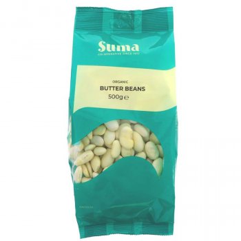 Suma Prepacks Organic Butter Beans - 500g