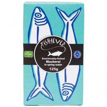 Fish 4 Ever Scottish Mackerel In Spring Water - 125g
