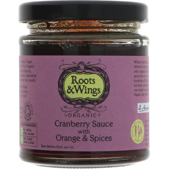 Roots & Wings Cranberry Sauce With Orange & Spice - 200g