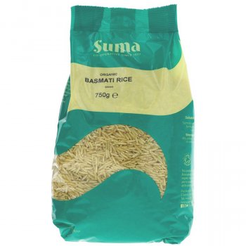 Suma Prepacks Organic Brown Basmati Rice - 750g