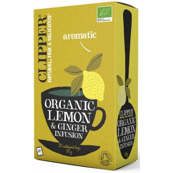 Clipper Organic Lemon & Ginger Tea - 20 Bags