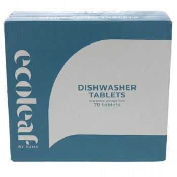 Ecoleaf Dishwasher Tablets - Citrus - 70 Tablets