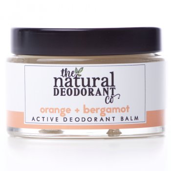 Natural Deodorant Co Active Deodorant Balm - Orange & Bergamot - 55g
