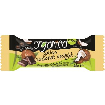 Organica Golden Coconut Dark Chocolate Bar - 40g