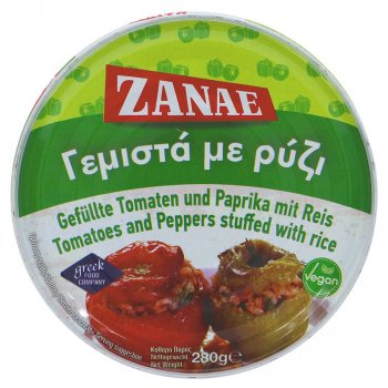Zanae Stuffed Rice Peppers & Tomatoes - 280g