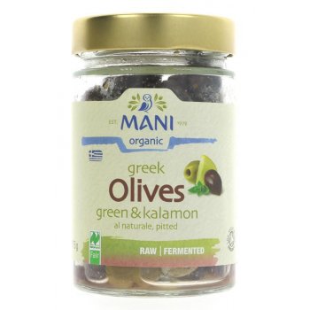 Mani organic Green & Kalamon Olive Mix - 175g