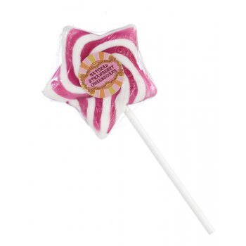 Strawberry Cheesecake Swirl Star Lolly - 60g