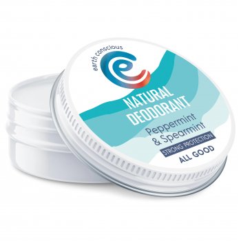 Earth Conscious Peppermint & Spearmint Natural Deodorant - 60g