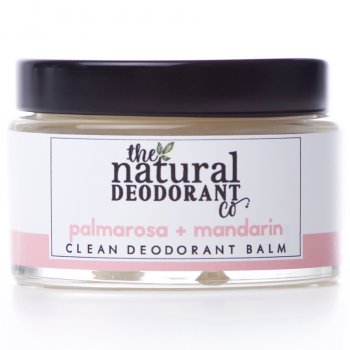 Natural Deodorant Co Clean Deodorant Balm - Palmarosa & Mandarin - 55g
