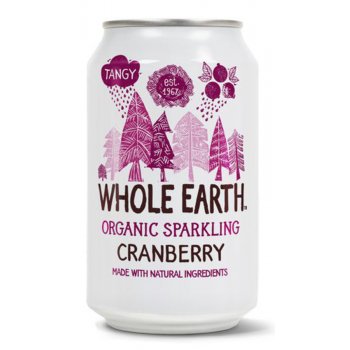 Whole Earth Sparkling Mountain Cranberry Juice - 330ml