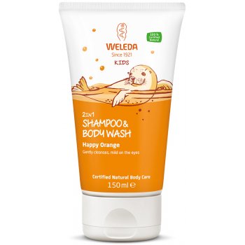 Weleda Kids 2 in1 Happy Orange Shampoo & Body Wash - 150ml