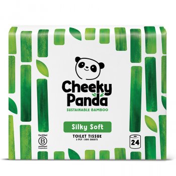 The Cheeky Panda Bamboo Toilet Tissue - 24 rolls