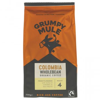 Grumpy Mule Colombia Planadas Coffee Beans - 200g