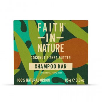 Faith in Nature Shampoo Bar - Coconut & Shea Butter - 85g