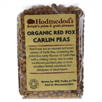 Hodmedod's Organic Red Fox Carlin Peas - 500g