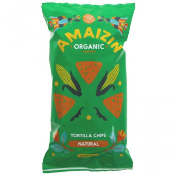 Amaizin Organic Natural Corn Chips - 250g