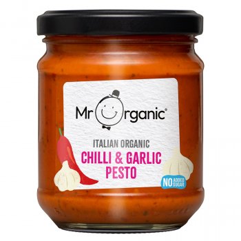 Mr Organic Chilli & Garlic Pesto - 190g