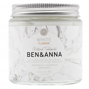 Ben & Anna Natural Toothpaste with Fluoride - White - 100ml