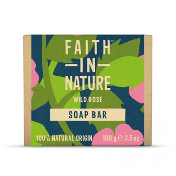 Faith in Nature Soap Bar - Wild Rose - 100g