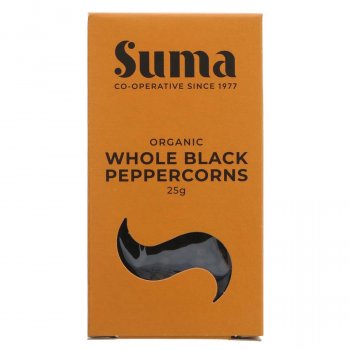 Suma Organic Black Peppercorns - 25g